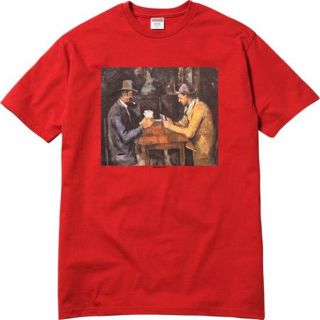 シュプリーム(Supreme)のSupreme Cards Tee 赤Ｓ(Tシャツ/カットソー(半袖/袖なし))