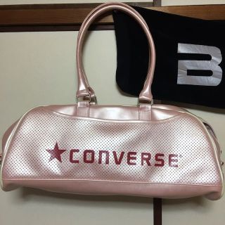 コンバース(CONVERSE)の★CONVERSE  ピンク(ボストンバッグ)