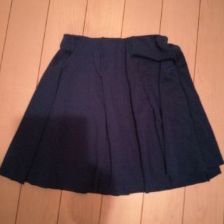 ザラ(ZARA)のネイビースカート(ミニスカート)