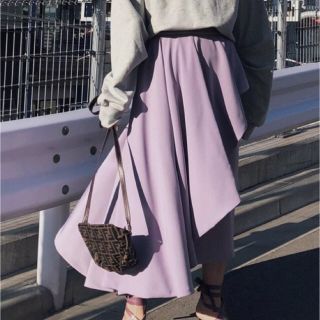 アメリヴィンテージ(Ameri VINTAGE)のAMERI SIDE FLARE LAYERED SK(ロングスカート)