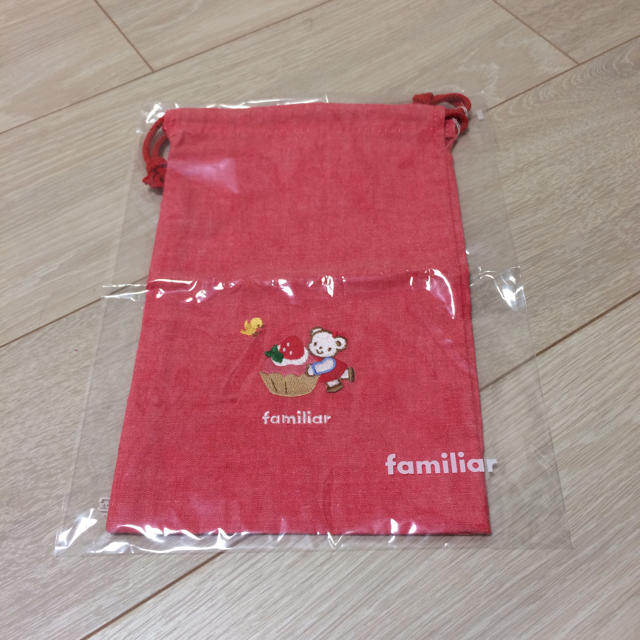 familiar(ファミリア)の☆新品☆ファミリア 巾着袋 キッズ/ベビー/マタニティのこども用ファッション小物(その他)の商品写真