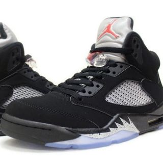 ナイキ(NIKE)の国内正規品 NIKE AIR JORDAN 5 OG 黒銀(スニーカー)