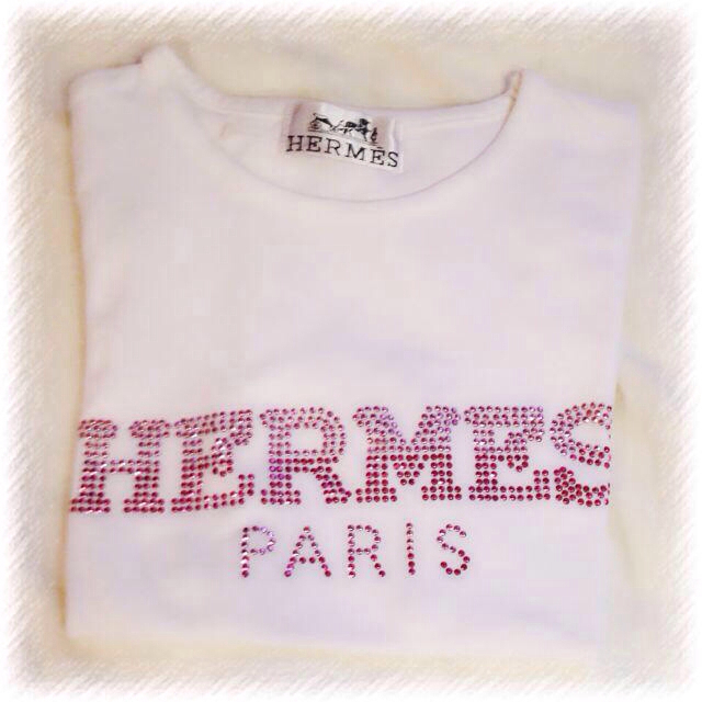 Hermes(エルメス)のHERMES♡白Tシャツ レディースのトップス(Tシャツ(半袖/袖なし))の商品写真