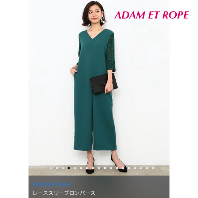 Adam et Rope' - 《美品》アダムエロペ ☆レーススリーブロンパースの ...