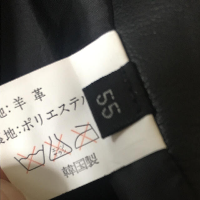 【美品】スカート ミニスカート レザー ブラック レディースのスカート(ミニスカート)の商品写真