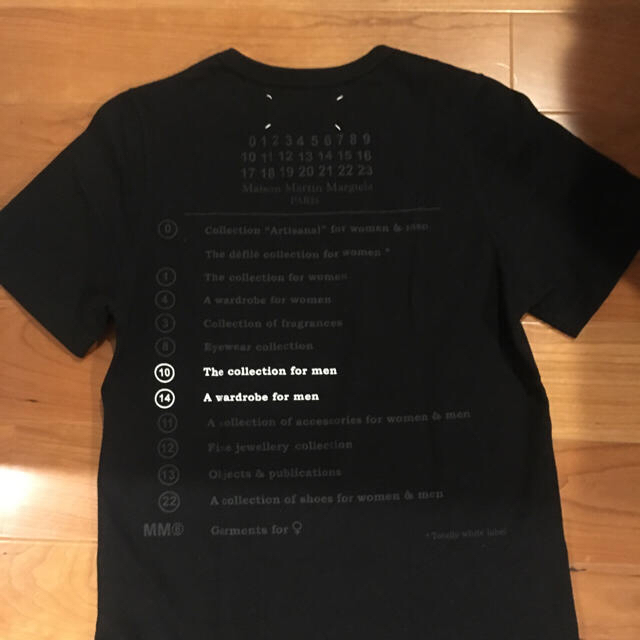 Maison Martin Margiela(マルタンマルジェラ)のMaison Margiela メゾンマルジェラ バックプリントT フライヤーT メンズのトップス(Tシャツ/カットソー(半袖/袖なし))の商品写真