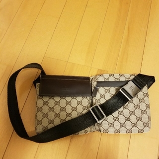 グッチ(Gucci)のグッチ GUCCI ウエストバッグ ボディ GGキャンバス 　おまけ付き (ボディーバッグ)