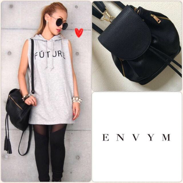 ENVYM(アンビー)のENVYM♡タッセルリュック レディースのバッグ(リュック/バックパック)の商品写真