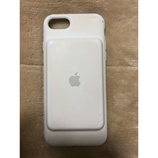 アップル(Apple)のsmart battery case iPhone7 純正 ホワイト(iPhoneケース)