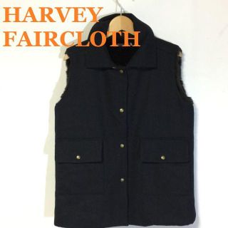 ドゥーズィエムクラス(DEUXIEME CLASSE)のHARVEY FAIRCLOTH ハーヴェイフェアクロス★内ファーウールベスト(ダウンベスト)