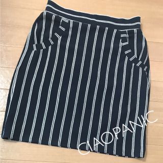 チャオパニック(Ciaopanic)の【 値下げ / 送料込 】チャオパニック ストライプスカート(ひざ丈スカート)