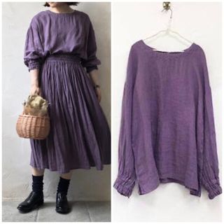nest Robe - 完売新品 ネストローブ リネンシャーリングカフブラウス ...