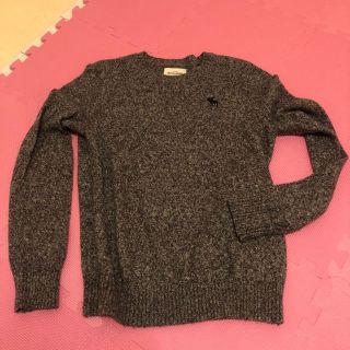 アバクロンビーアンドフィッチ(Abercrombie&Fitch)のアバクロ キッズ XL ニット セーター グレー(ニット/セーター)