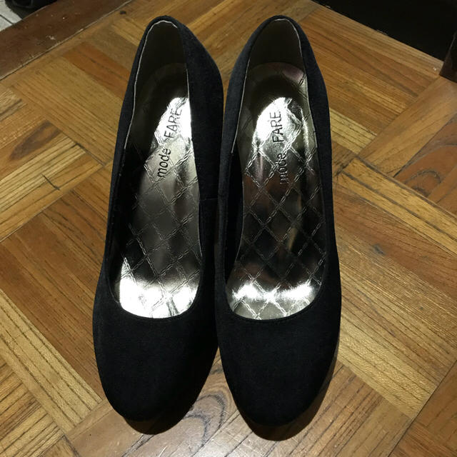 BONITA(ボニータ)のブラックスエードパンプス♡ レディースの靴/シューズ(ハイヒール/パンプス)の商品写真