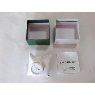 ラコステ(LACOSTE)の新品★ラコステホワイトウォッチ＊LACOSTE(腕時計)