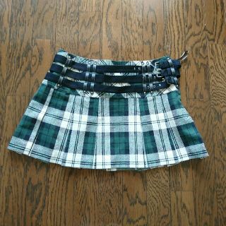 バーバリー(BURBERRY) ミニスカート(グリーン・カーキ/緑色系)の通販