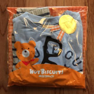 ホットビスケッツ(HOT BISCUITS)の【新品未使用】ミキハウス Tシャツ パンツ セット 80(Ｔシャツ)