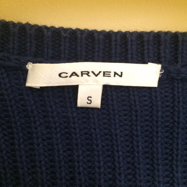 CARVEN(カルヴェン)のCARVEN カルヴェン カーディガン 送料込 コットン１００% メンズのトップス(カーディガン)の商品写真