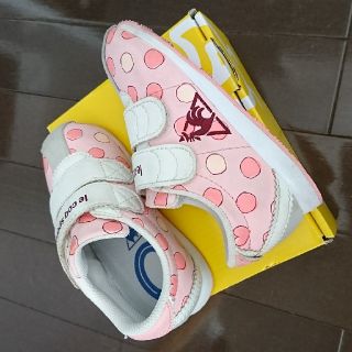 ルコックスポルティフ(le coq sportif)のご購入様決定済  ルコック モンペリエ 15cm ピンク(スニーカー)