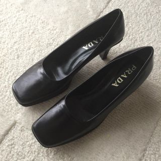 プラダ(PRADA)のみみ様専用 PRADA プラダ パンプス 靴  黒 ブラック 23.5cm 37(ハイヒール/パンプス)