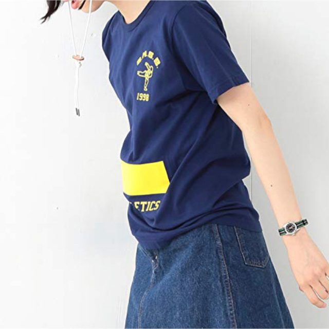 BEAMS BOY(ビームスボーイ)の☆新品未着用☆ BEAMS BOY カレッジプリントTシャツ レディースのトップス(その他)の商品写真