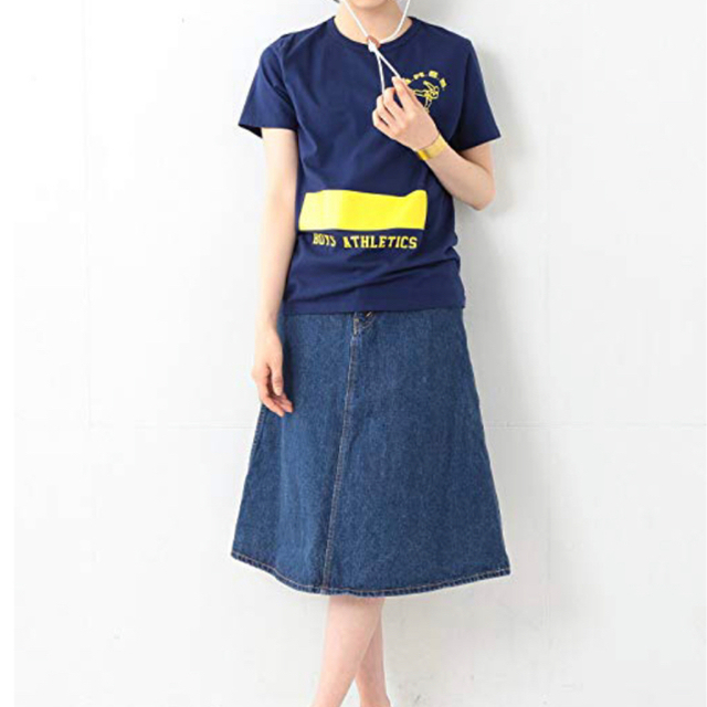 BEAMS BOY(ビームスボーイ)の☆新品未着用☆ BEAMS BOY カレッジプリントTシャツ レディースのトップス(その他)の商品写真