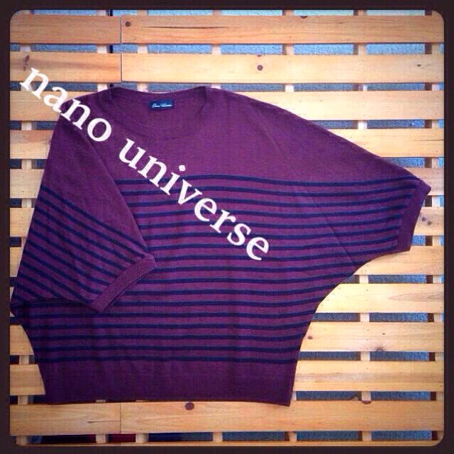 nano・universe(ナノユニバース)の473✳︎nano・universe レディースのトップス(ニット/セーター)の商品写真
