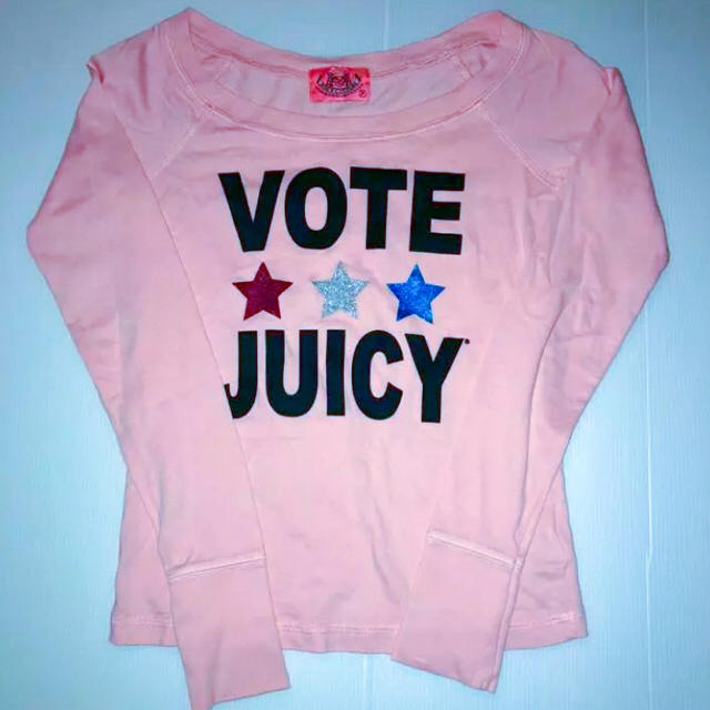 Juicy Couture(ジューシークチュール)のジューシークチュール ロンT ピンク 美品 レディースのトップス(Tシャツ(長袖/七分))の商品写真