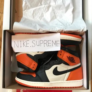 ナイキ(NIKE)の希少 Air Jordan 1 バックボード US 8.5 26.5(スニーカー)