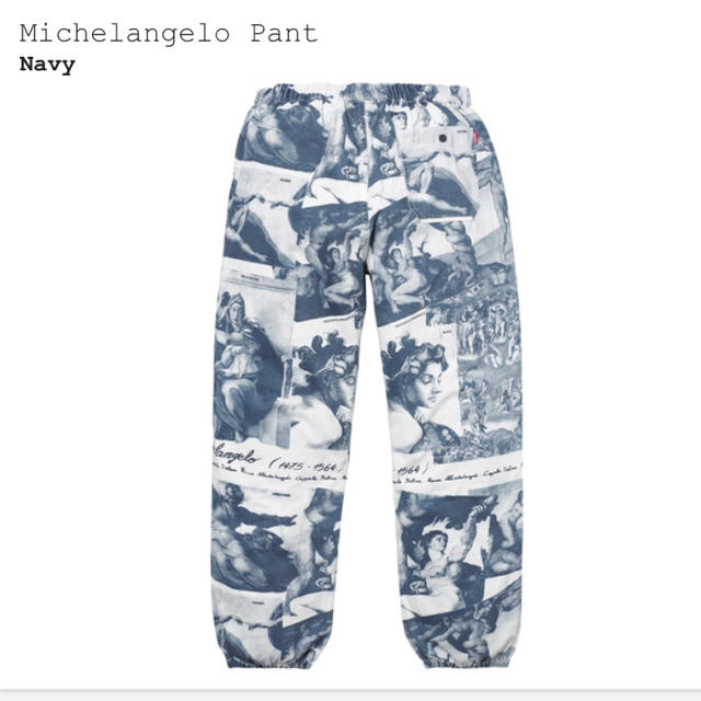 当店在庫してます！ 【希少】Supreme Michelangelo Sサイズ navy Pant 