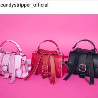 キャンディーストリッパー(Candy Stripper)のcandy stripper RIBBON HAND BAG (ハンドバッグ)