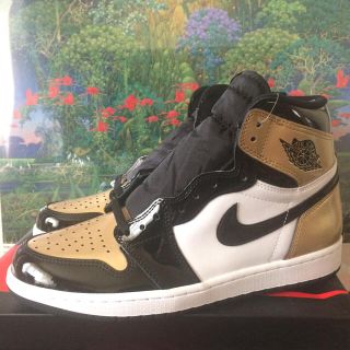 ナイキ(NIKE)の日本未発売 AIR JORDAN 1 Retro HI GOLD TOE(スニーカー)