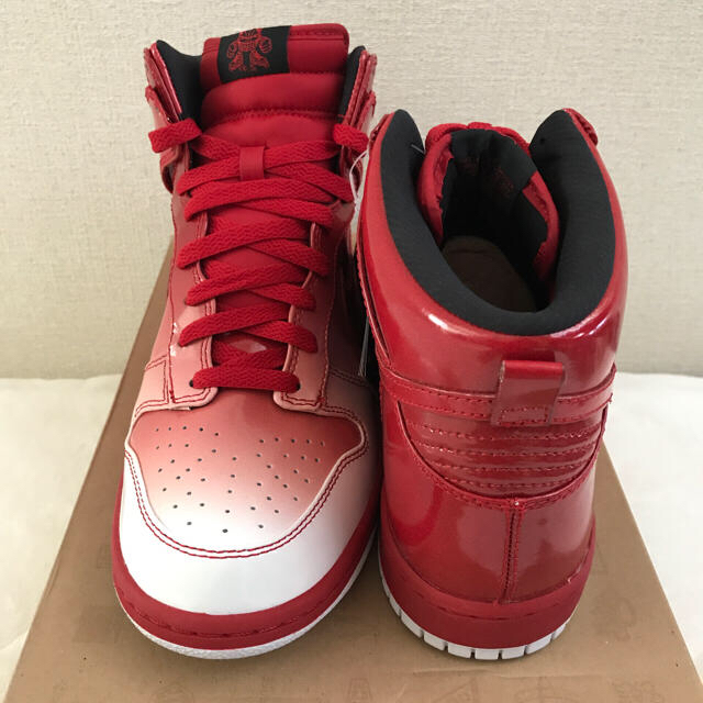 NIKE DUNK HI SUPREME VARSITY RED グラデ