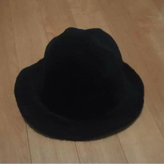 カシラ(CA4LA)のカシラ KNOTTY FUR HAT ブラック(ハット)