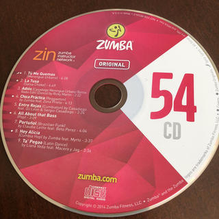 ズンバ(Zumba)のZumba CD original 54(クラブ/ダンス)