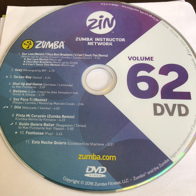Zumba(ズンバ)のZumba DVD62 エンタメ/ホビーのDVD/ブルーレイ(スポーツ/フィットネス)の商品写真