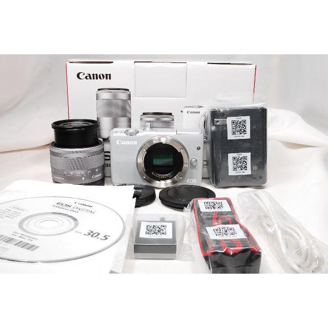 Canon(キヤノン)の♡新品未使用品♡Canon キャノン 新品EOS M10レンズキットグレー スマホ/家電/カメラのカメラ(ミラーレス一眼)の商品写真