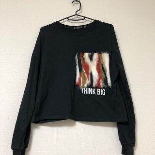 ベルシュカ(Bershka)の【ベルシュカ】ファー付トップス(カットソー(長袖/七分))