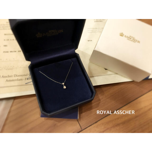 ネックレスROYAL ASSCHER ダイヤモンドネックレス