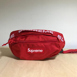 シュプリーム(Supreme)のsupreme waist bag red 18ssシュプリーム ウエストバッグ(ウエストポーチ)