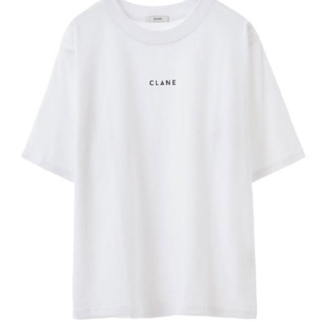 STUDIOUS(ステュディオス)のCLANE PACK T/S 2017 white 1枚 size 2 レディースのトップス(Tシャツ(半袖/袖なし))の商品写真