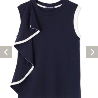 プチバトー(PETIT BATEAU)のプチバトー新品未使用フリルタンクトップ(タンクトップ)