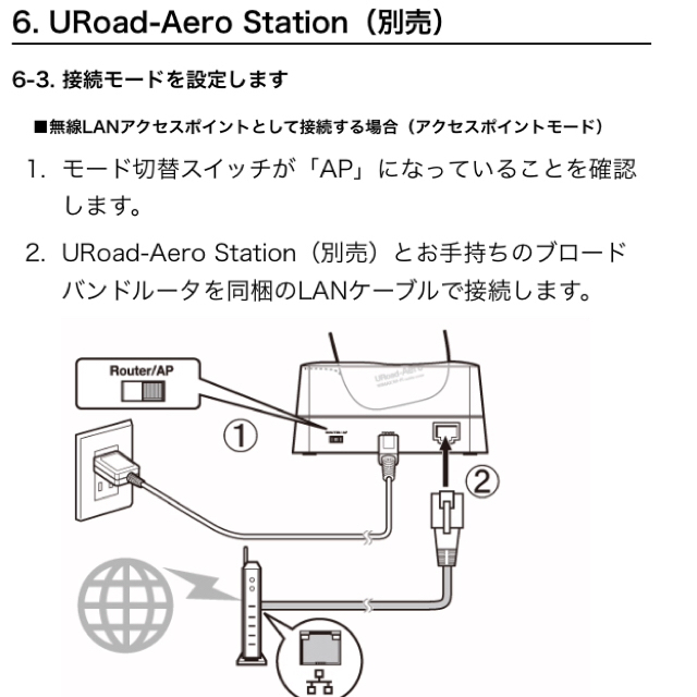 ポケットwifi URoad-Aero 専用クレドール付 スマホ/家電/カメラのPC/タブレット(PC周辺機器)の商品写真