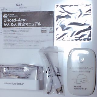 ポケットwifi URoad-Aero 専用クレドール付(PC周辺機器)