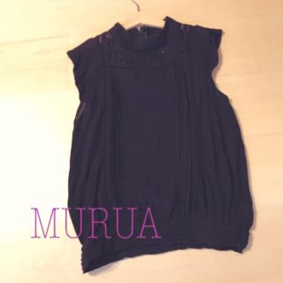 ムルーア(MURUA)のMURUA♥ﾌﾟﾁﾊｲﾈｯｸ ﾃﾞｺﾙﾃﾚｰｽ ﾌﾞﾗｳｽ(シャツ/ブラウス(半袖/袖なし))