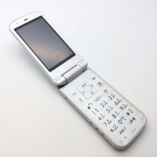 シャープ(SHARP)の中古◆202SH　ホワイト◆softbank ソフトバンクガラケー10(携帯電話本体)