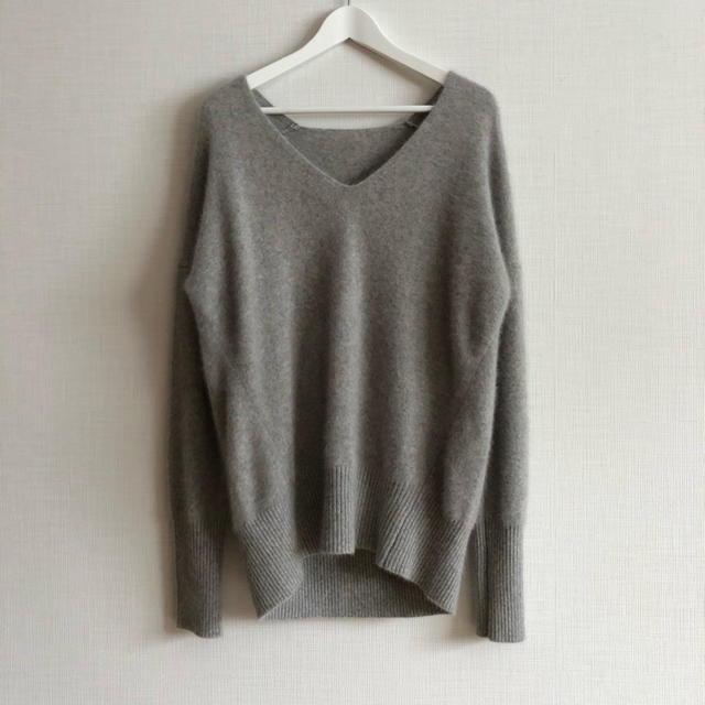 極美品⭐️送料無料、ドゥーズィエムクラス FUWAシャギーVネックプルオーバー 3