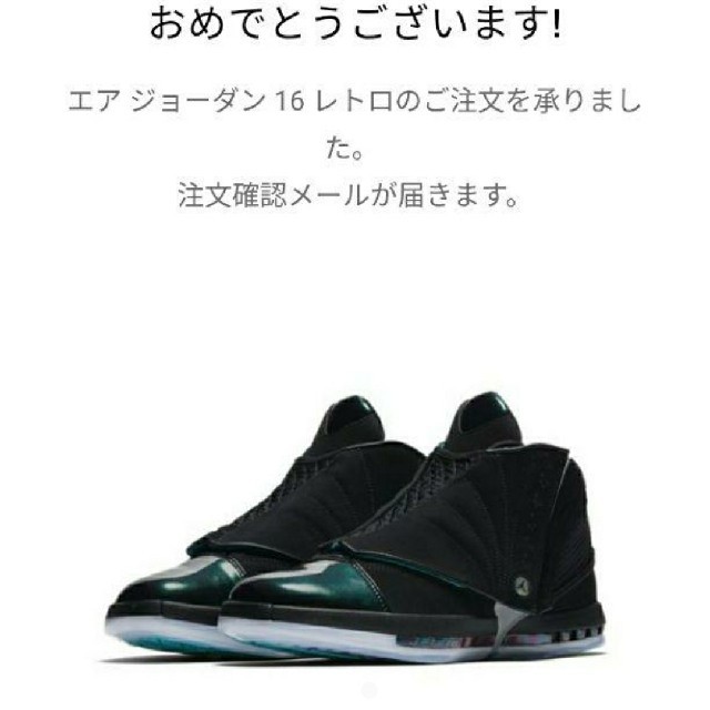 NIKE(ナイキ)の【完売品】Air Jordan 16 CEO 2300足限定 メンズの靴/シューズ(スニーカー)の商品写真