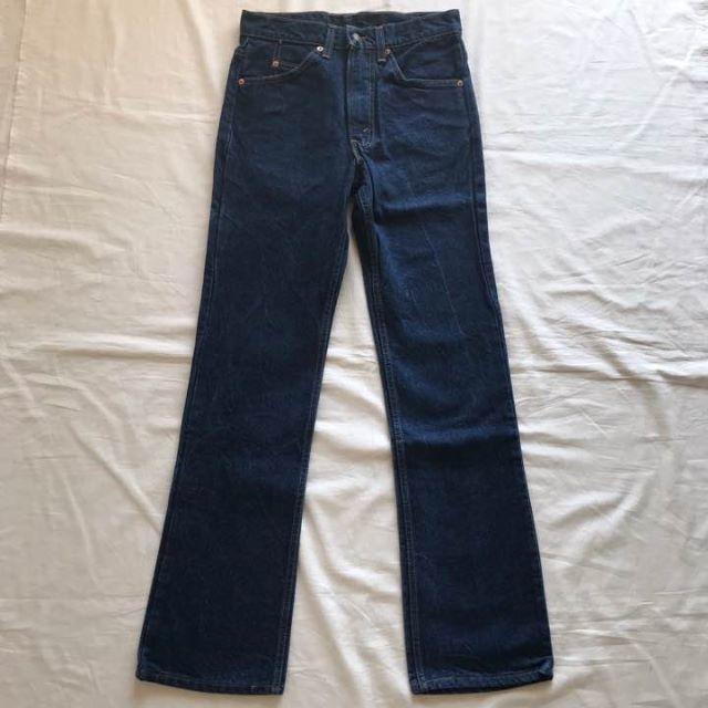 【ちょい美品】Levi's517 濃紺 ジップフライ w28 デニム ジーンズ