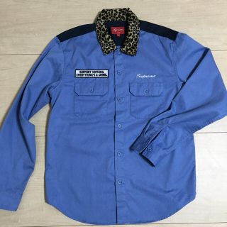 シュプリーム(Supreme)のsupreme  レオパード ワークシャツ(シャツ)